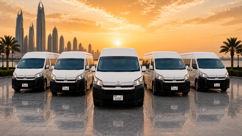 15-Seater Passenger Toyota Vans Fleet