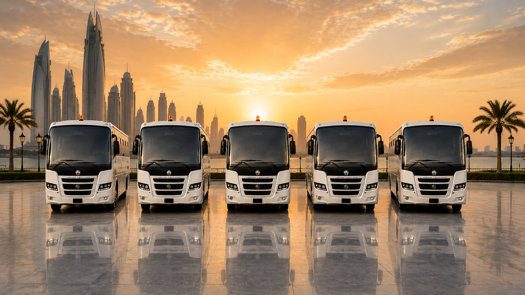 Ashok Leyland 66-Seater Passenger Buses Fleet