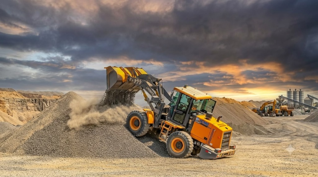 Heavy Wheel Loader Earthwork Machinery